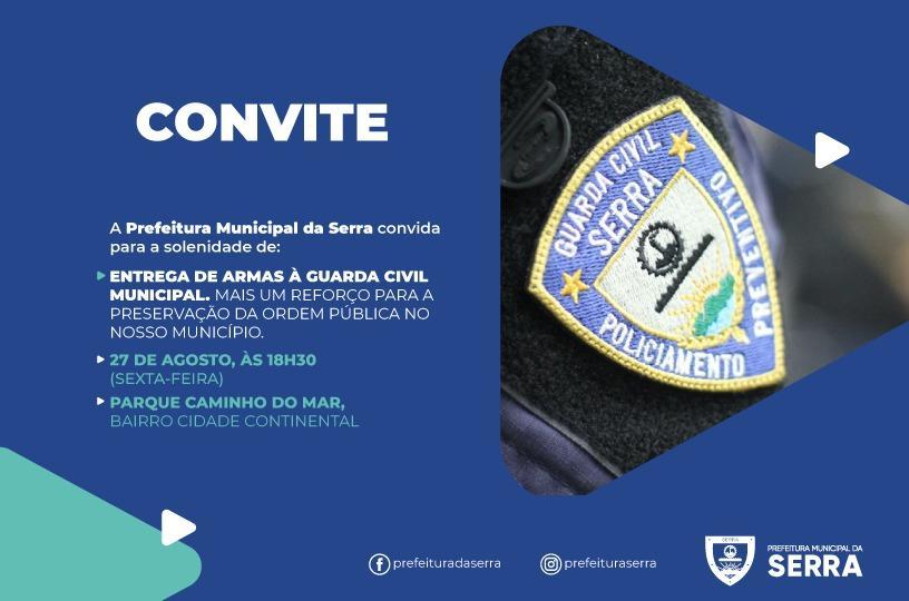 Guarda Municipal recebe novas armas nesta sexta (27)